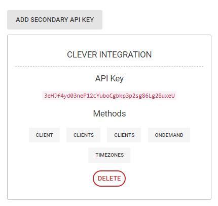 Create multiple API keys for 3rd parties like school districts and public libraries