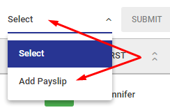 You can send pay slips in large batches